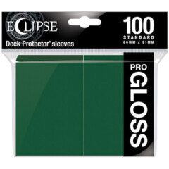 Ultra Pro - Gloss Eclipse: Deck Protector sleeves 100 Count Pack - Forest Green